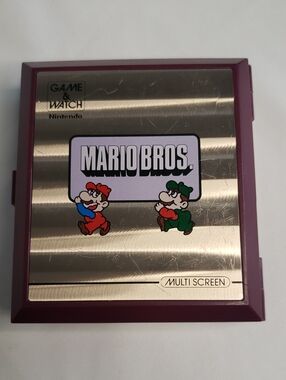 Nintendo 1983 MW-56 Game & Watch Mario Bros. Handheld Game
